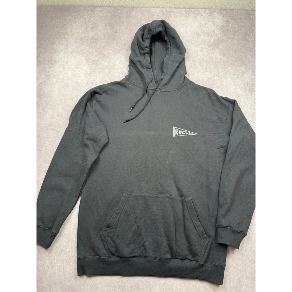 UCLA Bruins Mens M Hoodie Joe Bruin Bear Mascot Graphic Black NCAA College